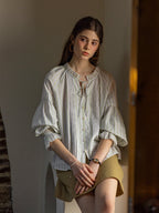 Whispering Meadow Cotton Blouse