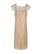 Golden Hour Sequin Mesh Slip Dress