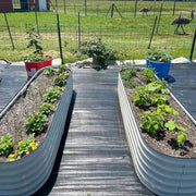 YoYoBloom 17" Tall 6.5' x 2' Metal Raised Garden Bed (6-in-1) | Upgrade 2.0 Knee-High Design image 15