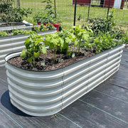 YoYoBloom 17" Tall 6.5' x 2' Metal Raised Garden Bed (6-in-1) | Upgrade 2.0 Knee-High Design image 14