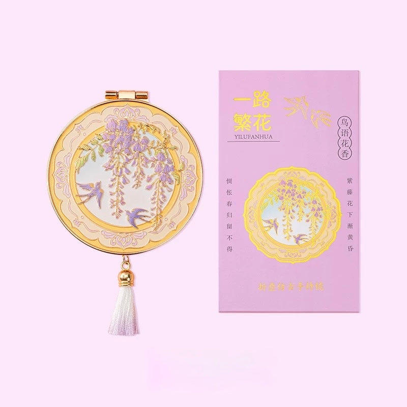 Magical Blooms Pocket Mirror