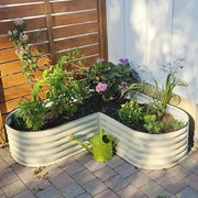 YoYoBloom 17" Tall Heart-Shaped Metal Raised Garden Bed| Upgrade 2.0 Knee-High Design image 10