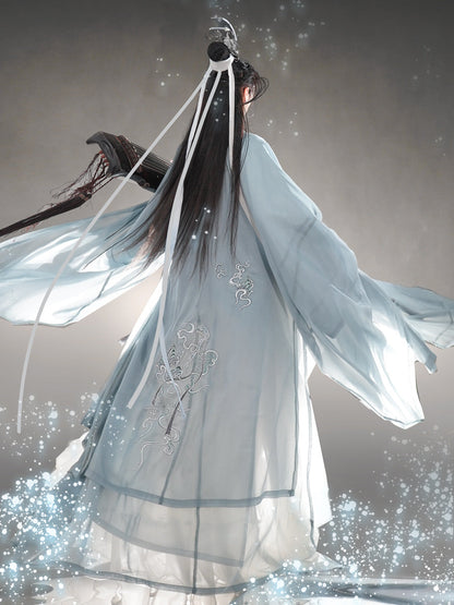 Wei Jin Xianxia Style Qiyao Ruqun - Zither 高山流水 (Preorder)