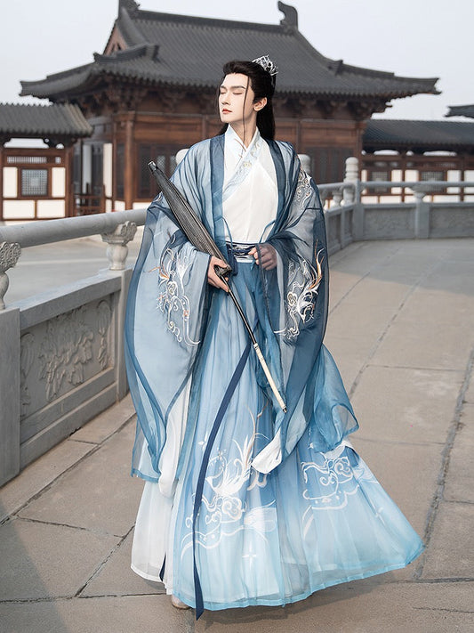 Wei Jin Wuxia Style Qiyao Ruqun - Elwood 青枫