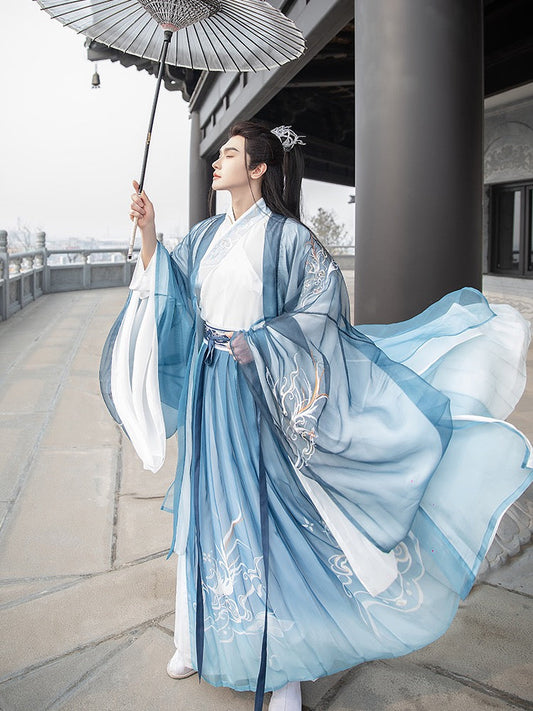 Wei Jin Wuxia Style Qiyao Ruqun - Elwood 青枫