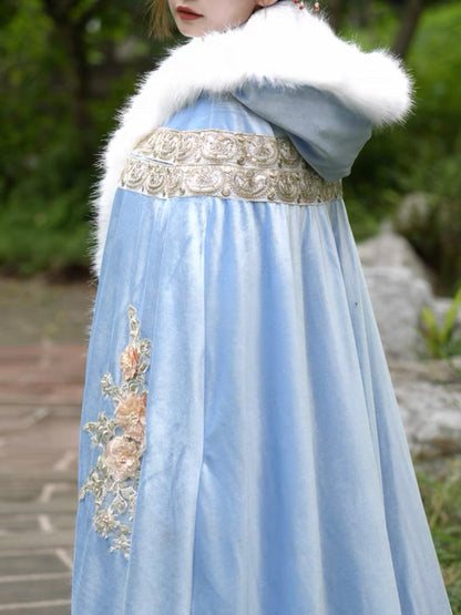 Autumn Winter Hanfu Cape, Wintery