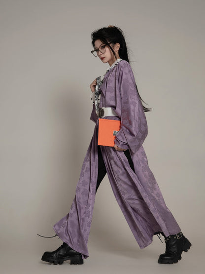 Tang Dynasty Hanfu Robe - Taro 芋泥