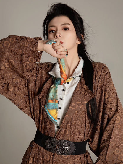 Tang Dynasty Hanfu Robe - River Flows 河川