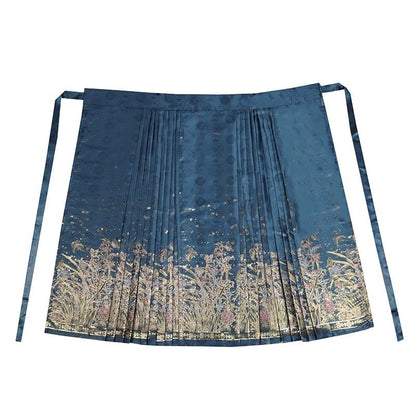 Salvia Modern Ming Style Hanfu Mamian Skirt Set