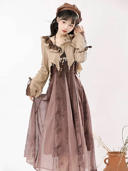 Nectar Modern Tang Style Hanfu Dress