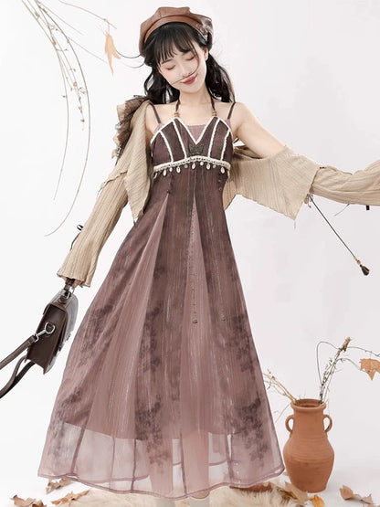 Nectar Modern Tang Style Hanfu Dress