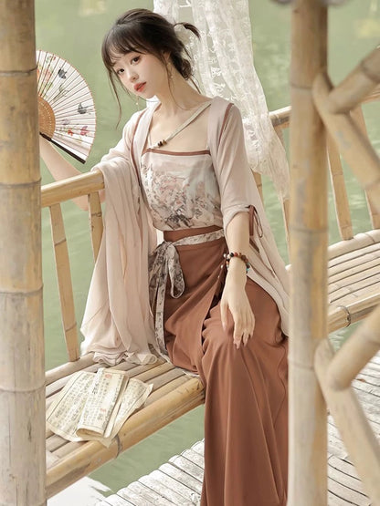 Sandy Modern Song Style Hanfu Set