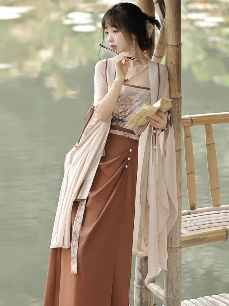 Sandy Modern Song Style Hanfu Set