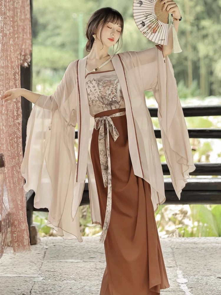 Sandy Modern Song Style Hanfu Set