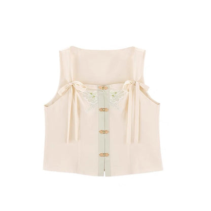 Lime Bustier Modern Chinese Hanfu
