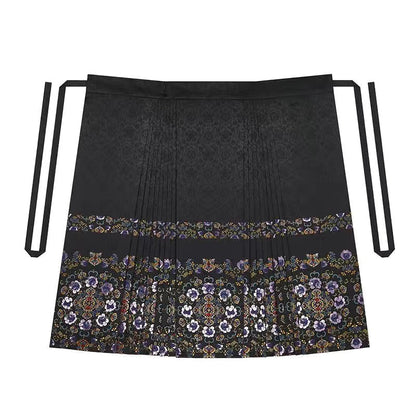 Night Fleur Modern Ming Style Hanfu x Mamian Skirt