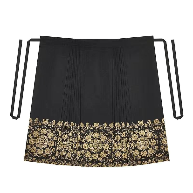 Night Fleur Modern Ming Style Hanfu x Mamian Skirt