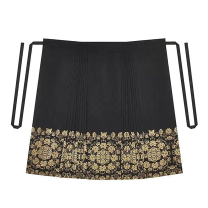 Night Fleur Modern Ming Style Hanfu x Mamian Skirt