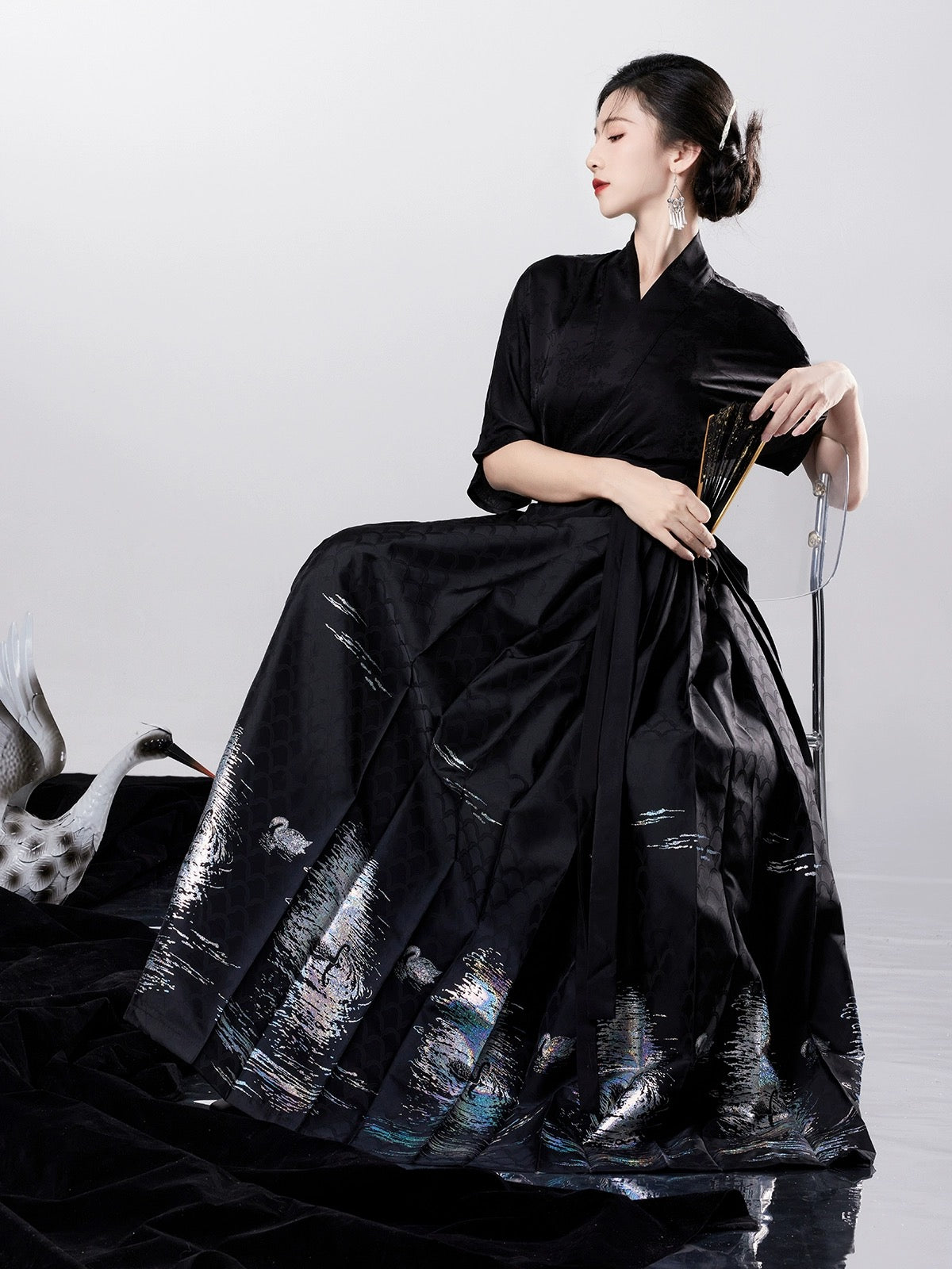 Luna Modern Ming Style Mamian Skirt Hanfu