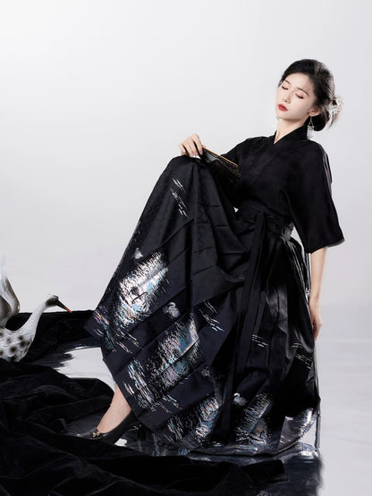 Luna Modern Ming Style Mamian Skirt Hanfu