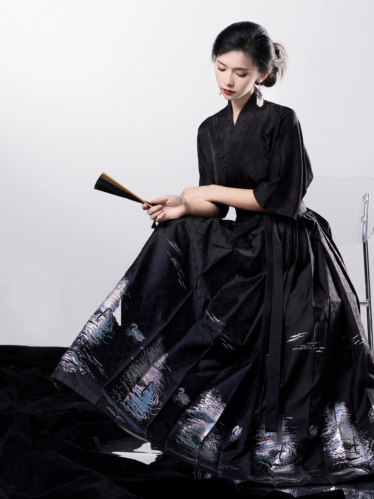 Luna Modern Ming Style Mamian Skirt Hanfu