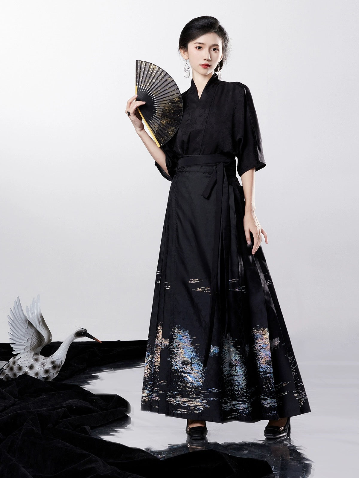 Luna Modern Ming Style Mamian Skirt Hanfu