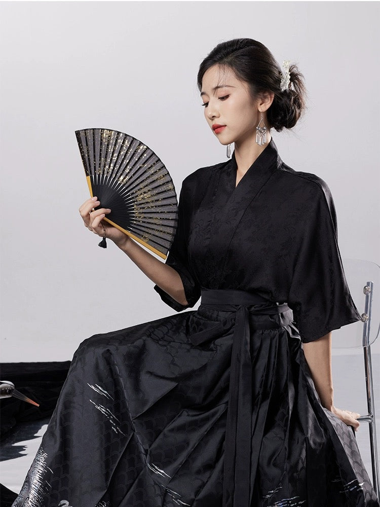 Luna Modern Ming Style Mamian Skirt Hanfu