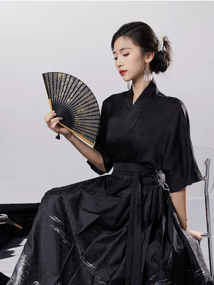 Luna Modern Ming Style Mamian Skirt Hanfu