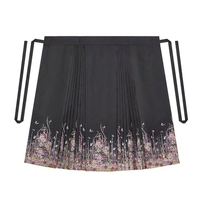 Ming Dynasty Modern Hanfu, Mamianqun, Rose Garden