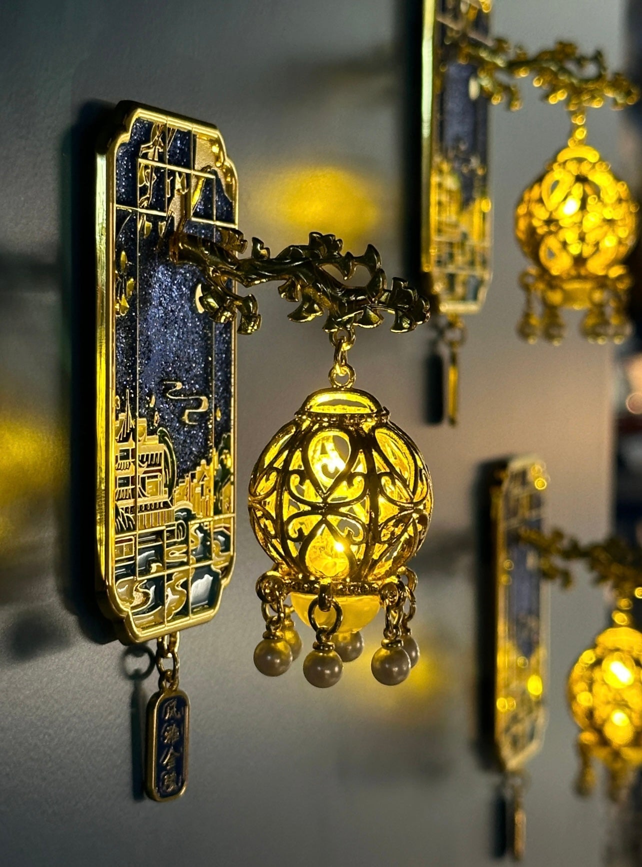 Night Palace Fridge Magnet