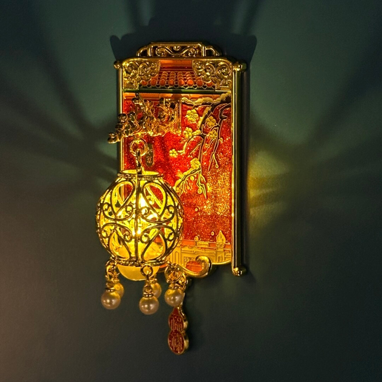 Festive Nights Fridge Magnet