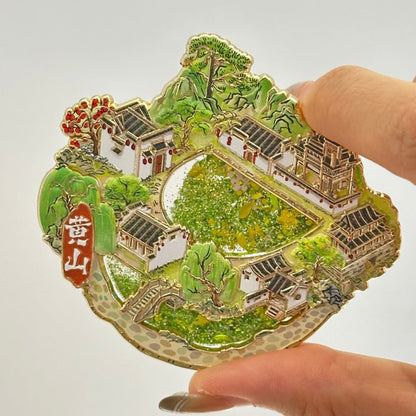 Huangshan Courtyard Fridge Magnet