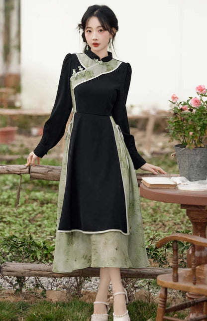Layla Modern Cheongsam Style Dress