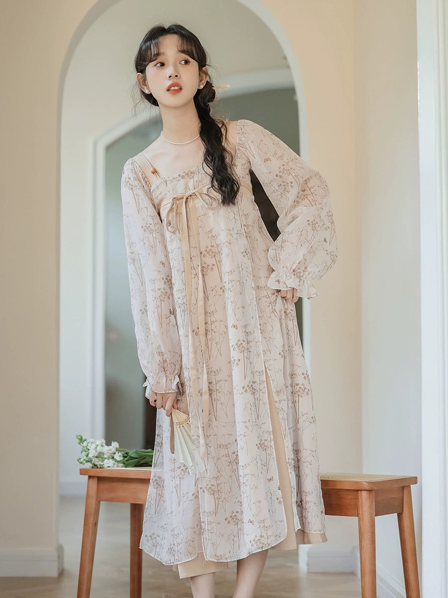 Amaryllis Modern Tang Style Dress