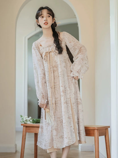 Amaryllis Modern Tang Style Dress