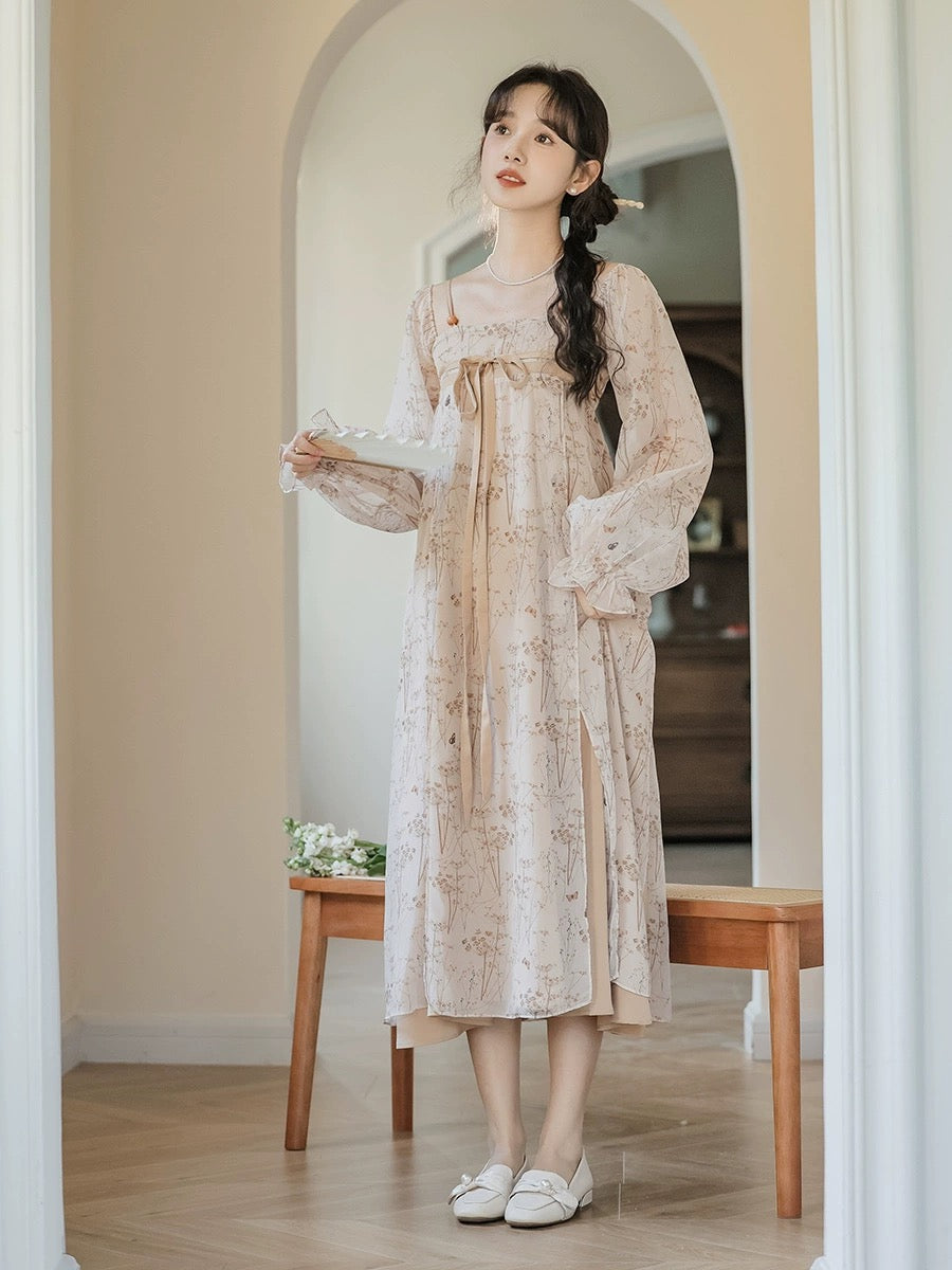 Amaryllis Modern Tang Style Dress