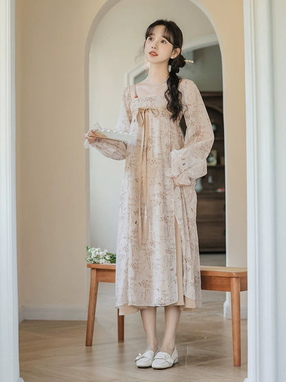 Amaryllis Modern Tang Style Dress