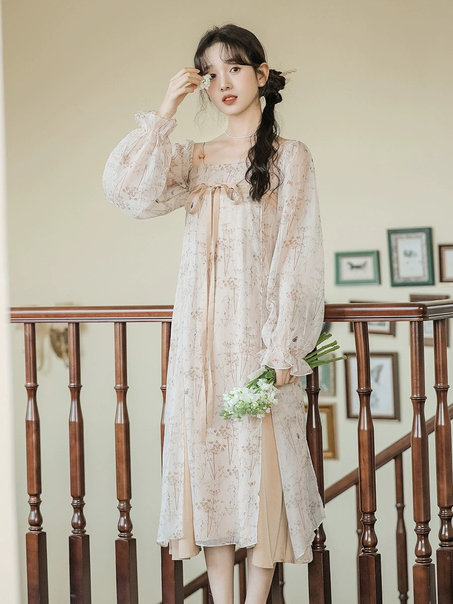 Amaryllis Modern Tang Style Dress