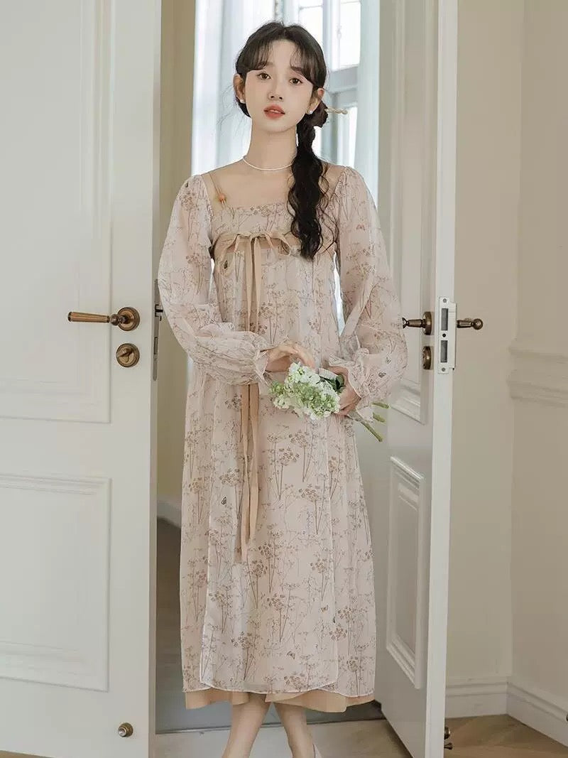 Amaryllis Modern Tang Style Dress