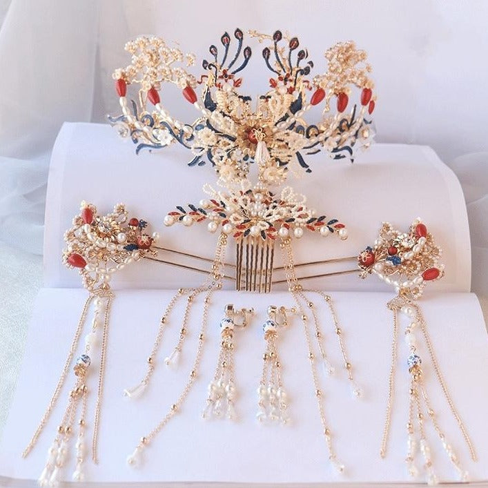 Hanfu Hair Accessories, Ruby