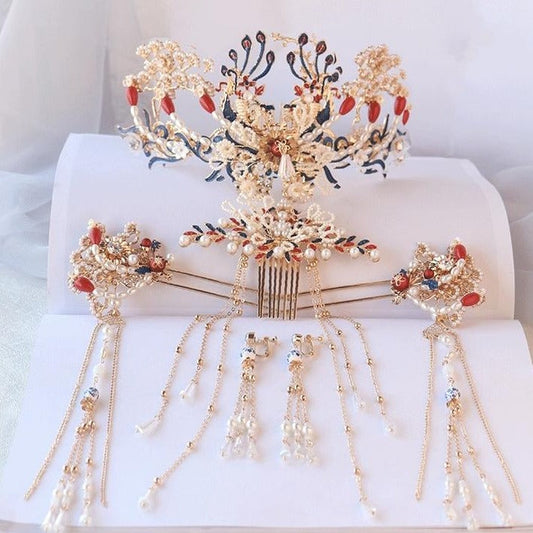 Hanfu Hair Accessories, Ruby