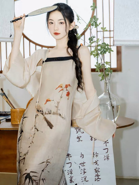 Fanny Modern Tang Style Hanfu Dress