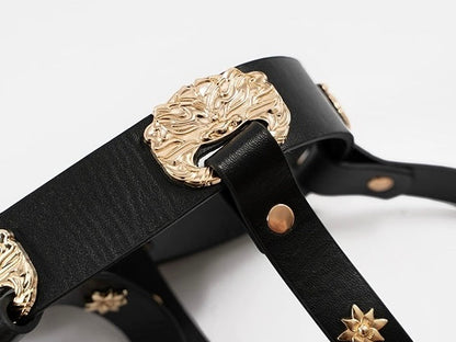 Crimson Assassin - Leather Waist Belt