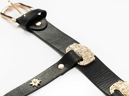 Crimson Assassin - Leather Waist Belt