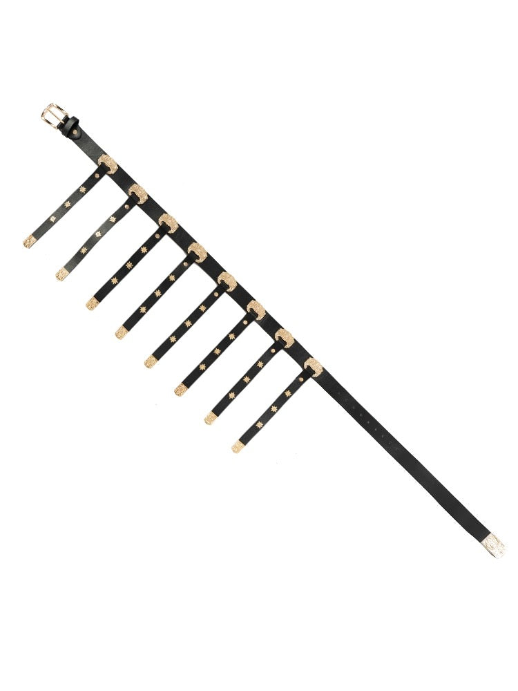 Crimson Assassin - Leather Waist Belt