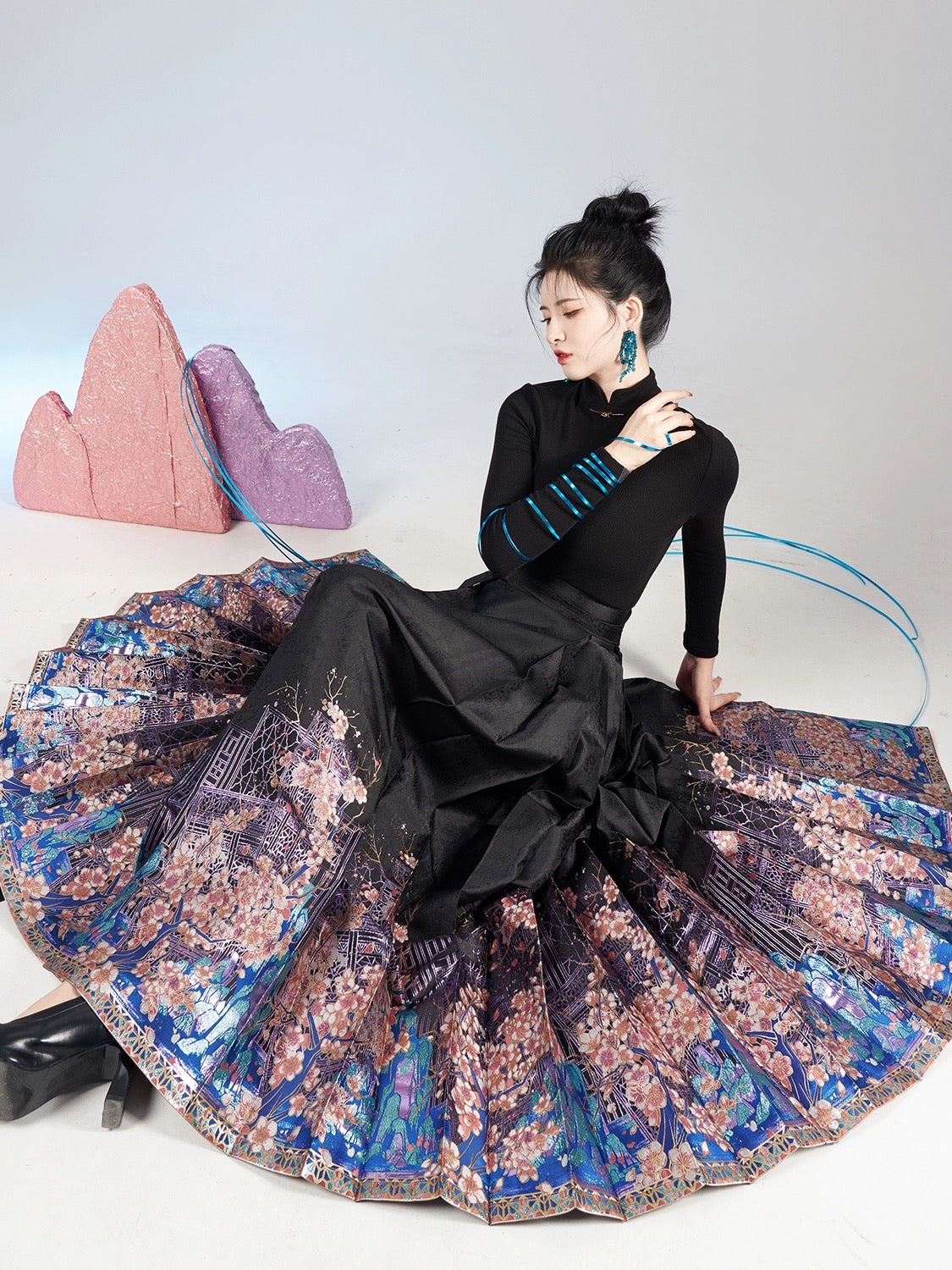 Rowan Ming Style Mamian Skirt Hanfu