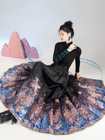 Rowan Ming Style Mamian Skirt Hanfu