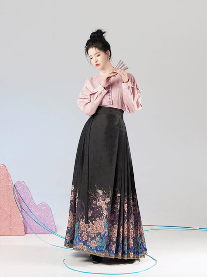 Rowan Ming Style Mamian Skirt Hanfu