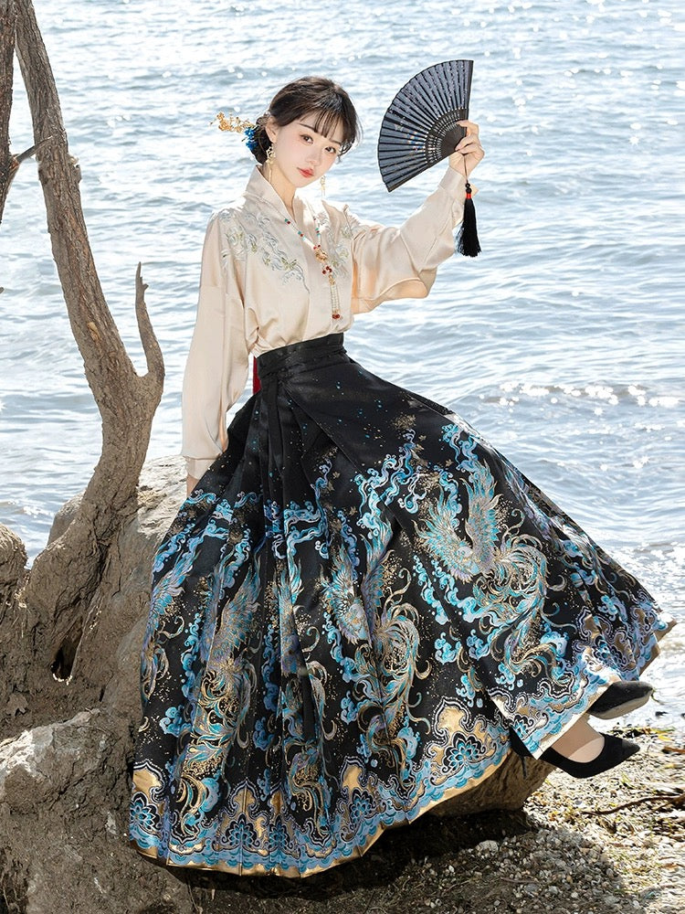 Thalassa Ming Style Mamian Skirt Hanfu