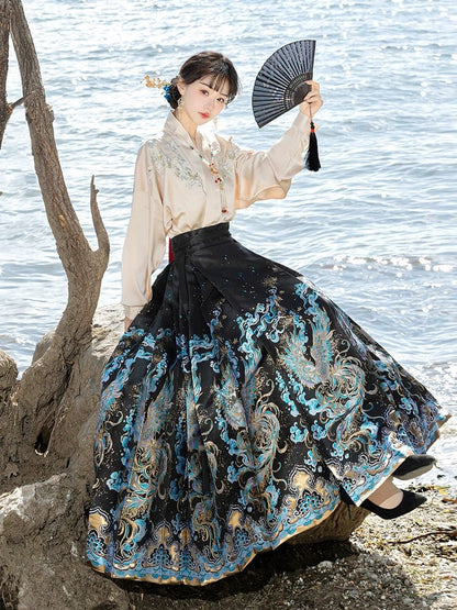 Thalassa Ming Style Mamian Skirt Hanfu